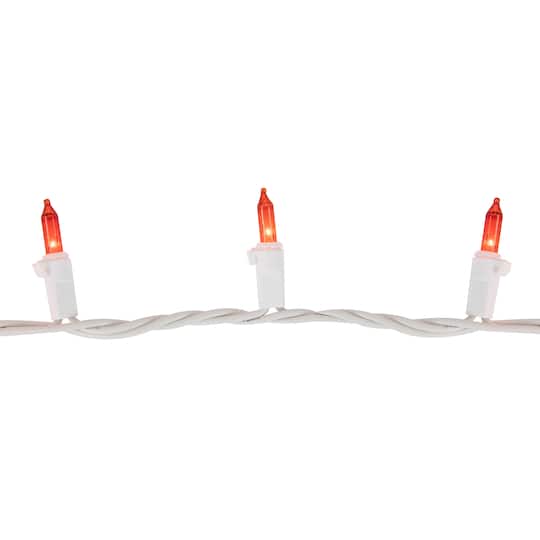 100ct. Mini Christmas String Lights with White Wire